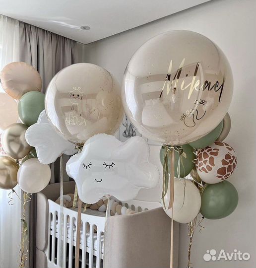 Шарики воздушные на выписку