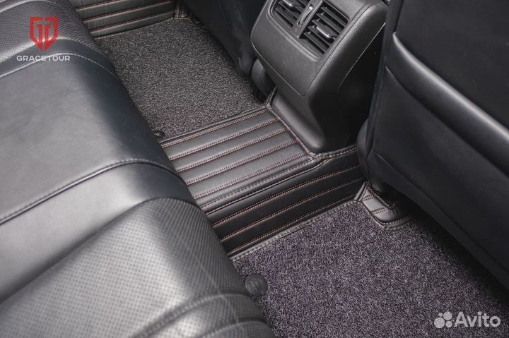 3D коврики из экокожи honda