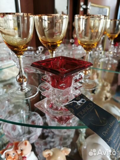 Franco Vetrerie e Cristallerie подсвечник