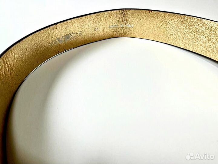 Versace. Ремень кожаный. 85 см.Италия. Оригинал