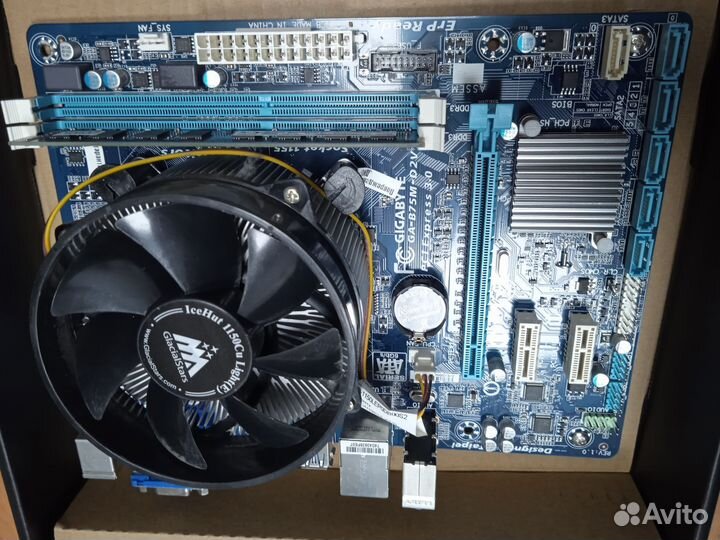Связка ga-b75m-d2v + i3(3220) + 4gb(ddr3)