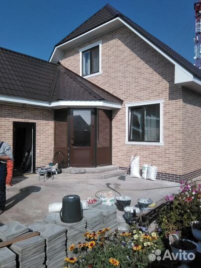 Гибкий кирпич на сетке