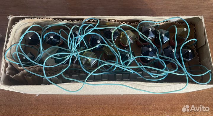 Гирлянда СССР Польский фонарик, ёлочные игрушки