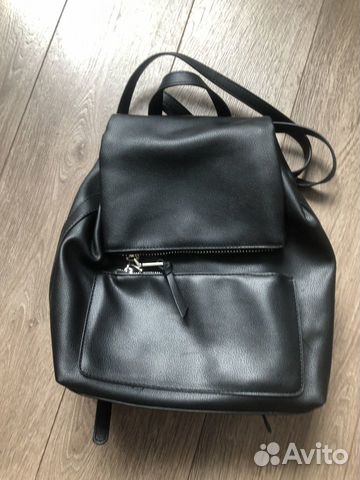 Рюкзак Zara, женский, кожа, новый