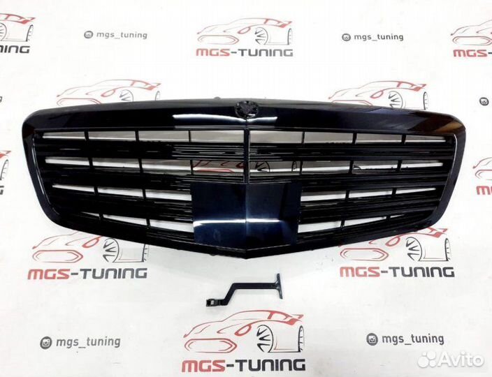 Решетка радиатора Mercedes S-class w221 S63 Black