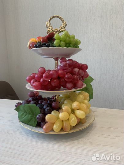 Этажерка для фруктов новая фарфор