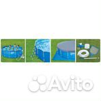 P20-1252-S Polygroup Бассейн Ротанг 366х132 11711л