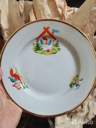 Набор детской посуды СССР