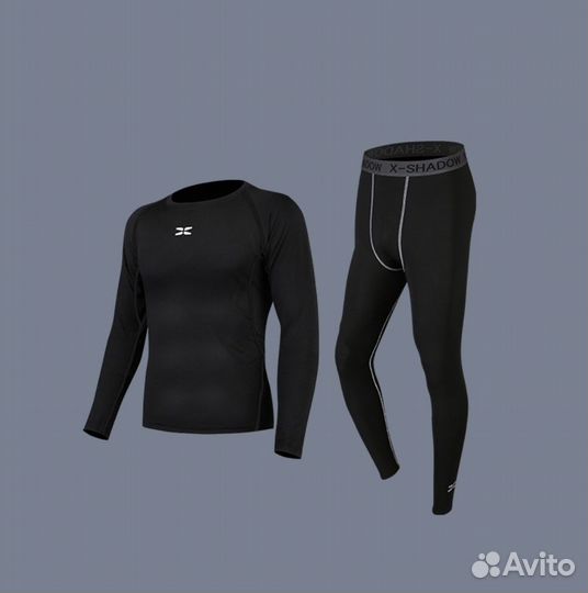 Белье хоккейное компрессионное, из двух предметов