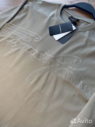 Лонгслив Emporio Armani новый Турция хаки