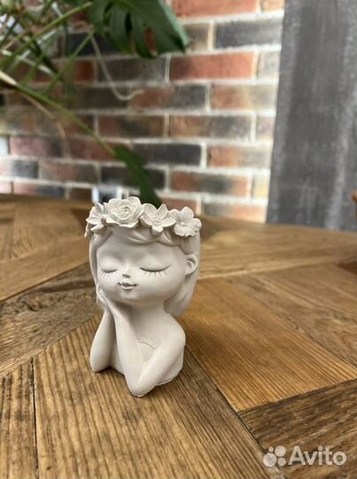 Для саккулентов, кашпо, статуэтка