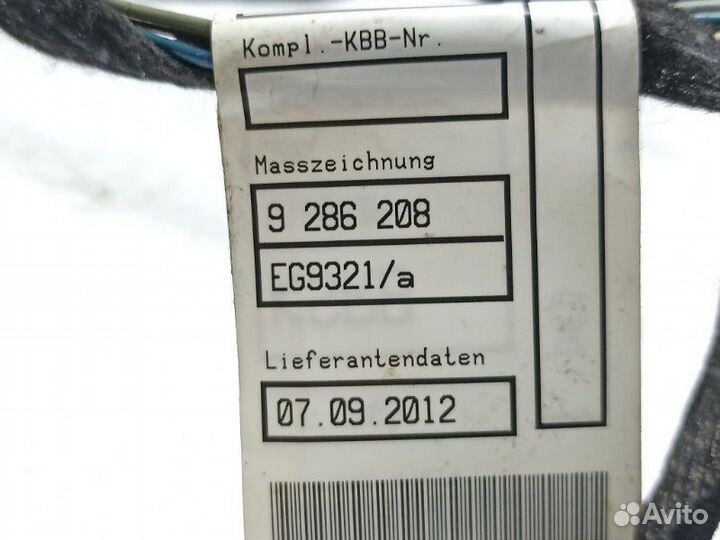 Проводка двери передняя правая Bmw 3-Series F30