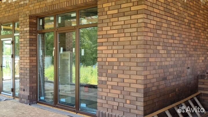 Облицовочный кирпич Коричневый Ликино-Дулёво