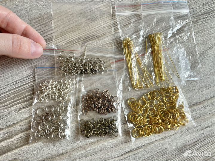 Бисер, проволока, фурнитура набор