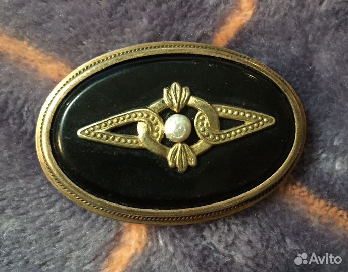 Брошь серебро 875