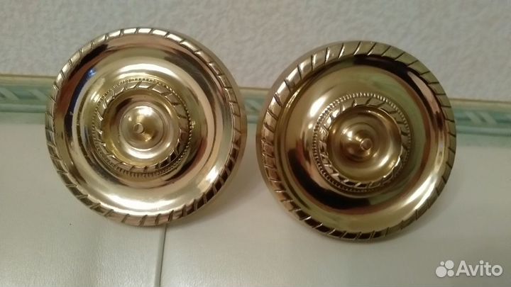 Крепления для штор никелерованные