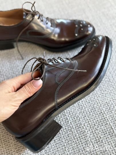 Женские ботинки оксорды р.36,5 church's (оригинал)