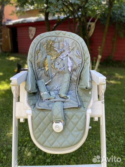 Стульчик для кормления happy baby berny v2 lions