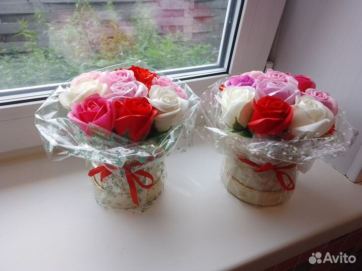 Букет цветов из мыла