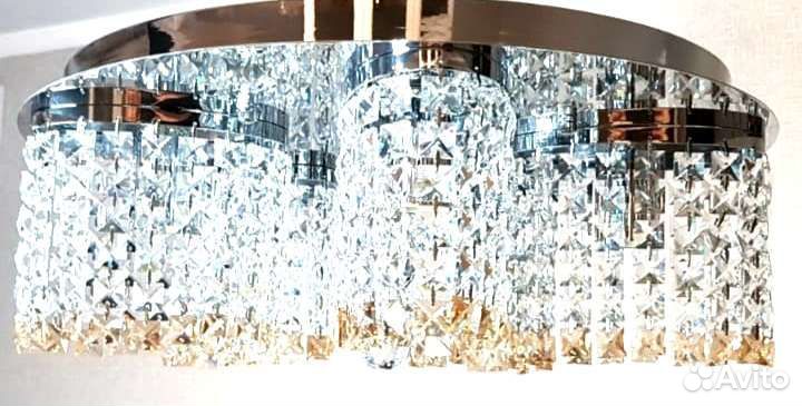 Люстра потолочная хрустальный новая/ К/Ш. 50890/5