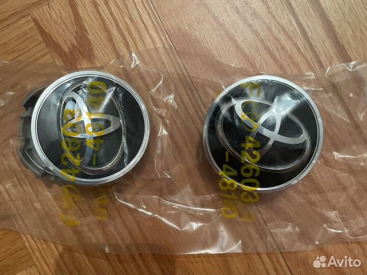 Колпачки заглушки на литые диски toyota