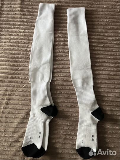 Гетры футбольные белые