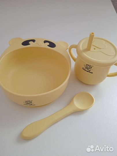 Детская посуда для кормления силиконовая