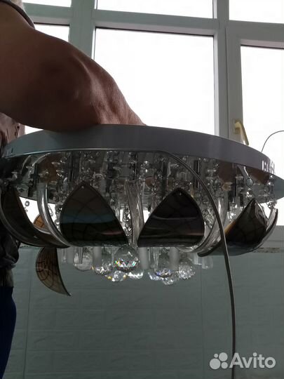 Люстра потолочная светодиодная с пультом