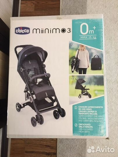 Новая прогулочная коляска Chicco Miinimo 3