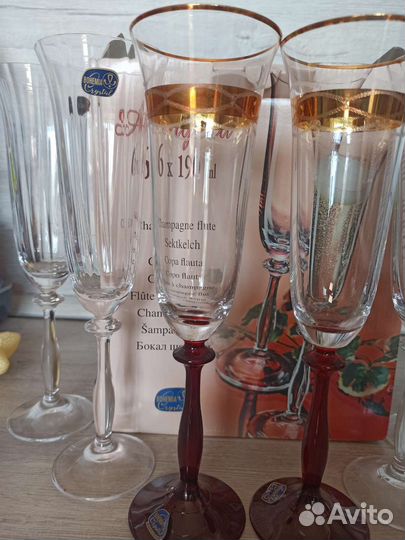 Бокалы для шампанского Bohemia
