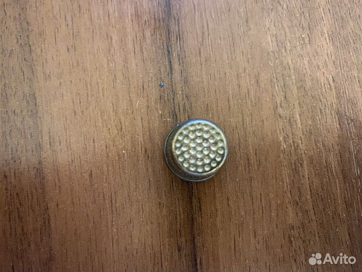 Наперсток СССР латунь