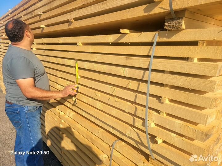 Доска обрезная, строганная