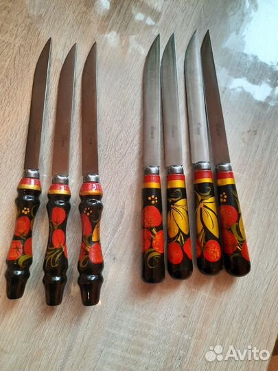Ножи хохлома СССР