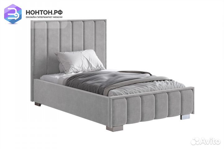 Кровать Мирабель серая