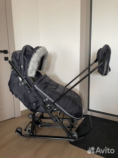 Санки коляска nika