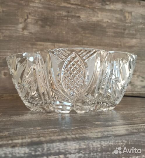 Хрустальные салатники из СССР