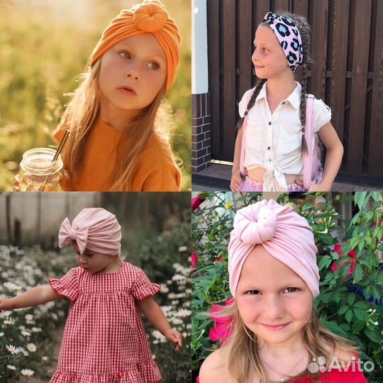 Шапки и повязки ручной работы