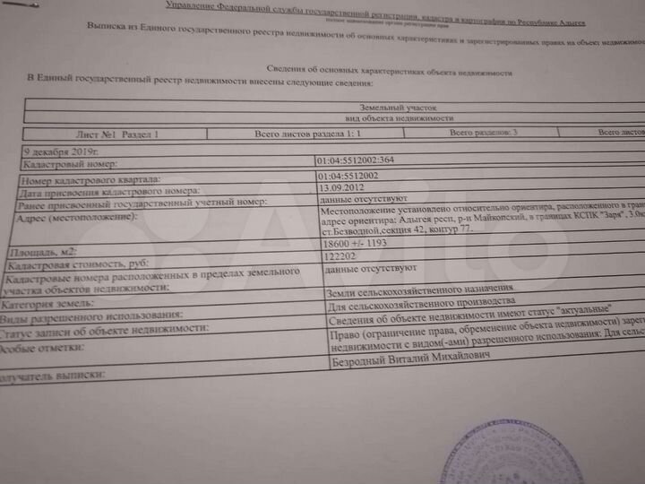 Участок 6 га (СНТ, ДНП)