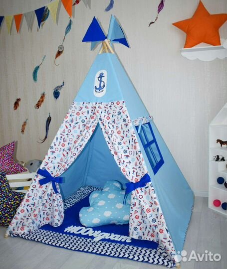 Детский домик вигвам б/у