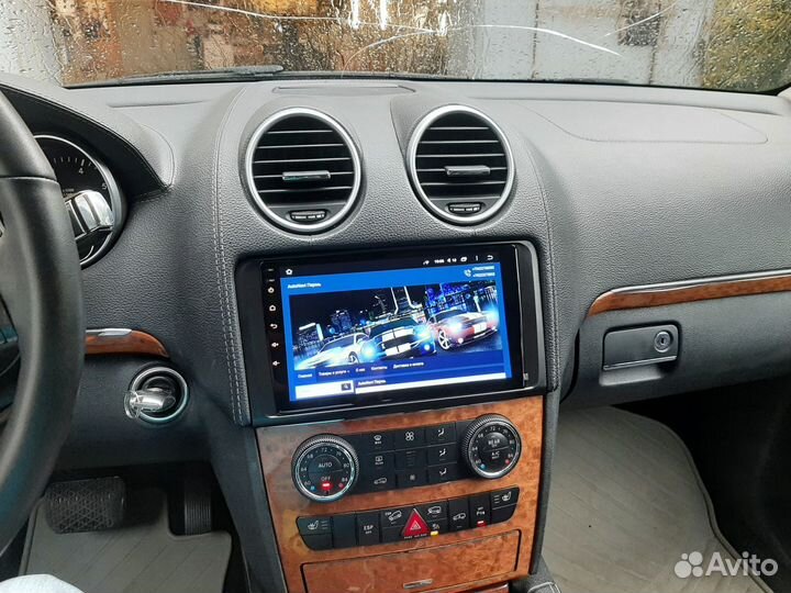 Android магнитола Mercedes ML / GL 164, есть Teyes