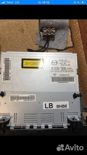 Магнитола mazda 3 bl с RCA