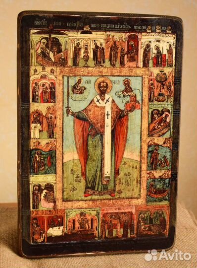 Икона деревянная 