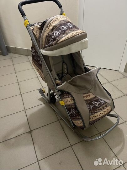 Санки коляска nika