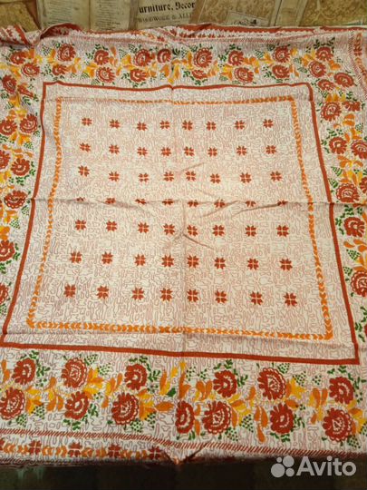 Старинные платки, рушник ручной работы, покрывло