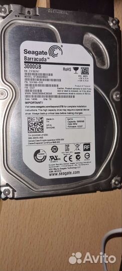 Seagate 3tb 2tb Hitachi 1tb жёсткие диски 3.5 дюйм