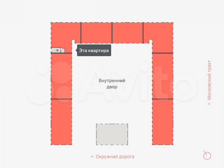 Квартира-студия, 28,3 м², 10/14 эт.