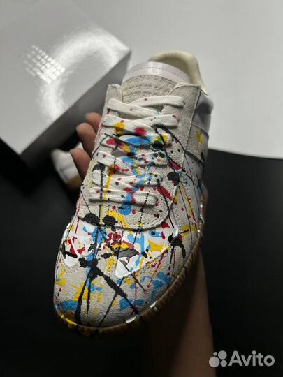 Кроссовки Maison Margiela Painted Replica в краске