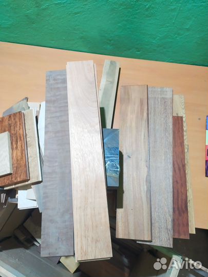 Обрезки и доски ценных пород древесины
