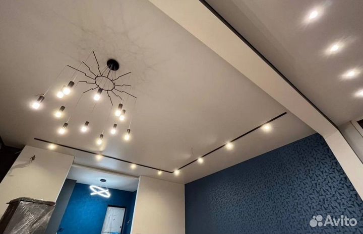 Натяжные потолки с гарантией под ключ