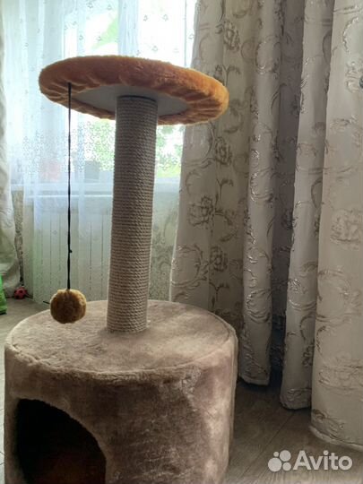 Домик для кошки с когтеточкой